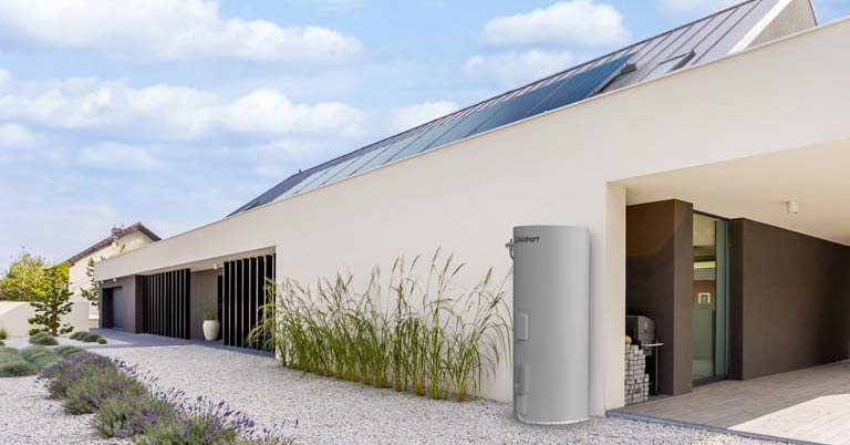 Solahart PowerStore installed on modern house